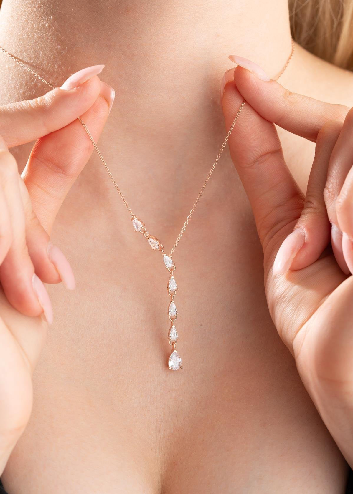 Rose Cascade Necklace