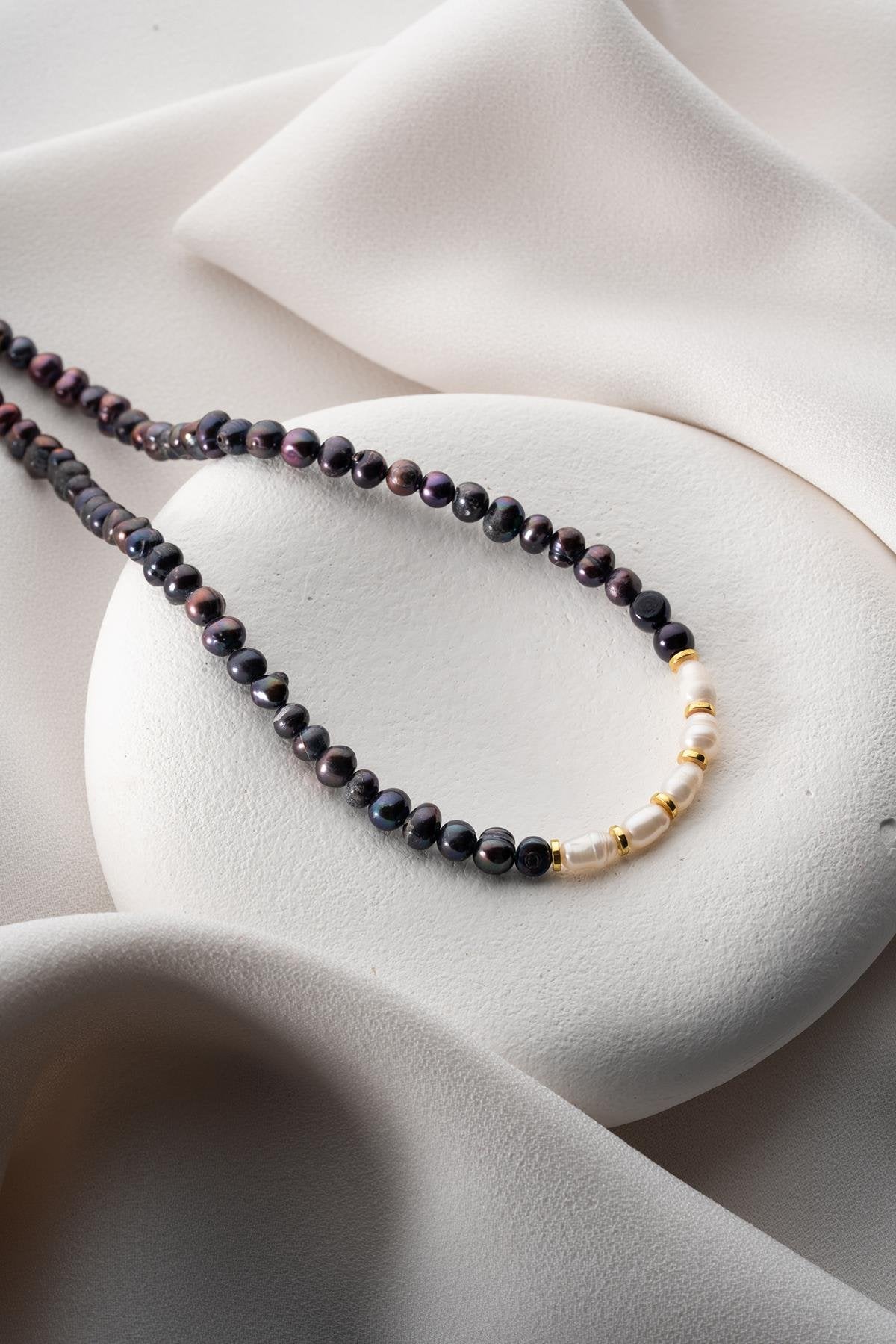 Natural Hematite Stone Necklace