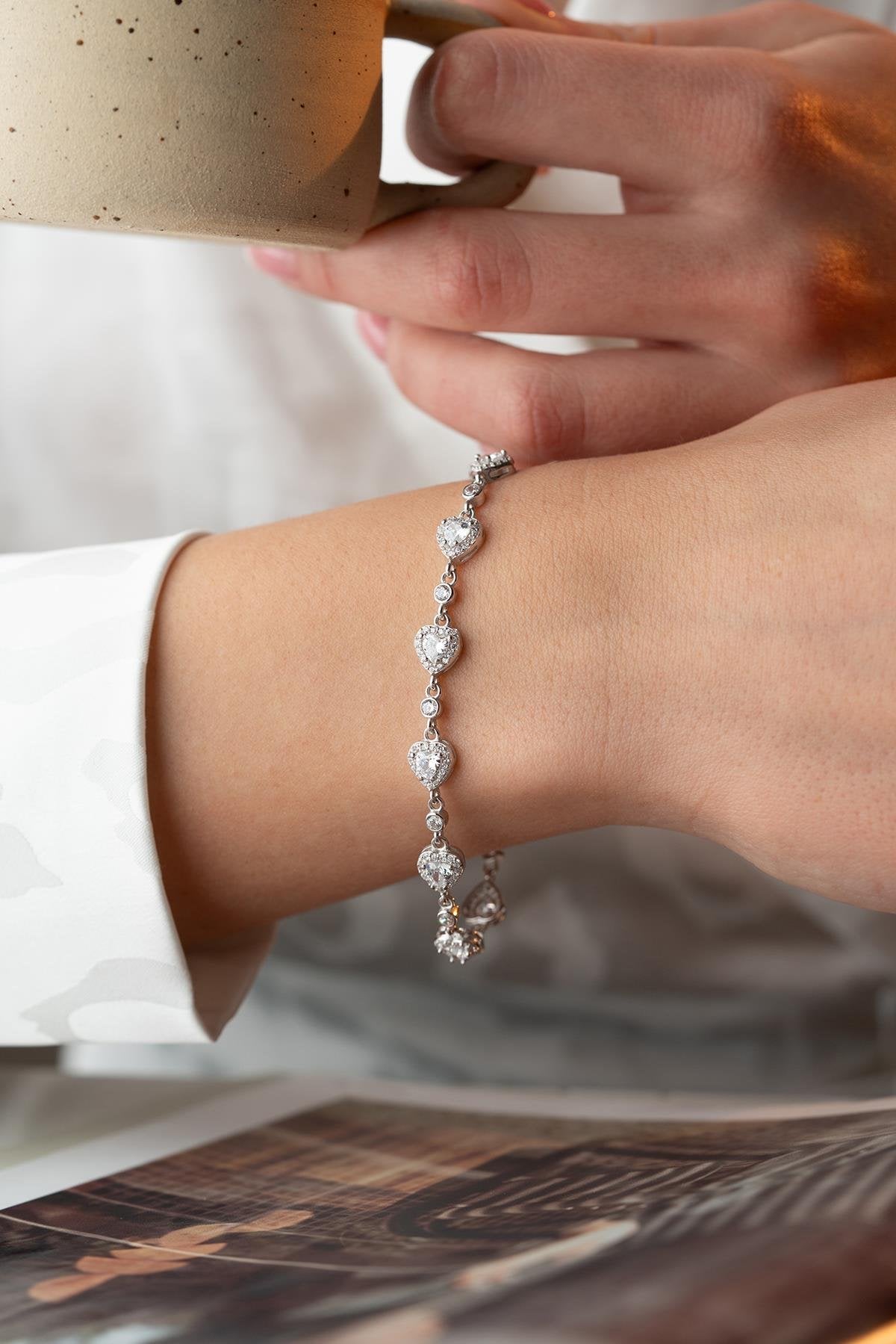 Blanc Herz Bracelet
