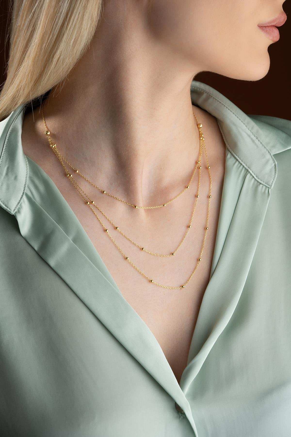 Golden Orbit Necklace