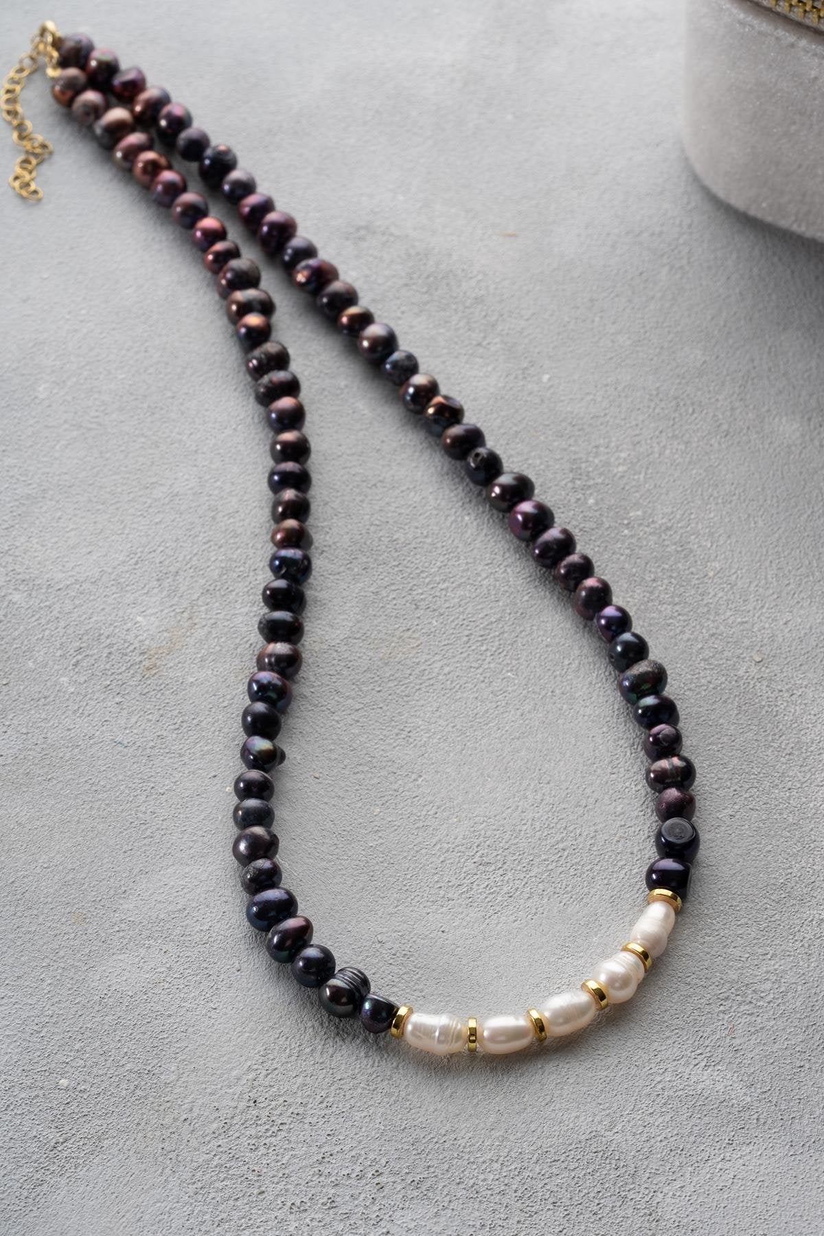Natural Hematite Stone Necklace