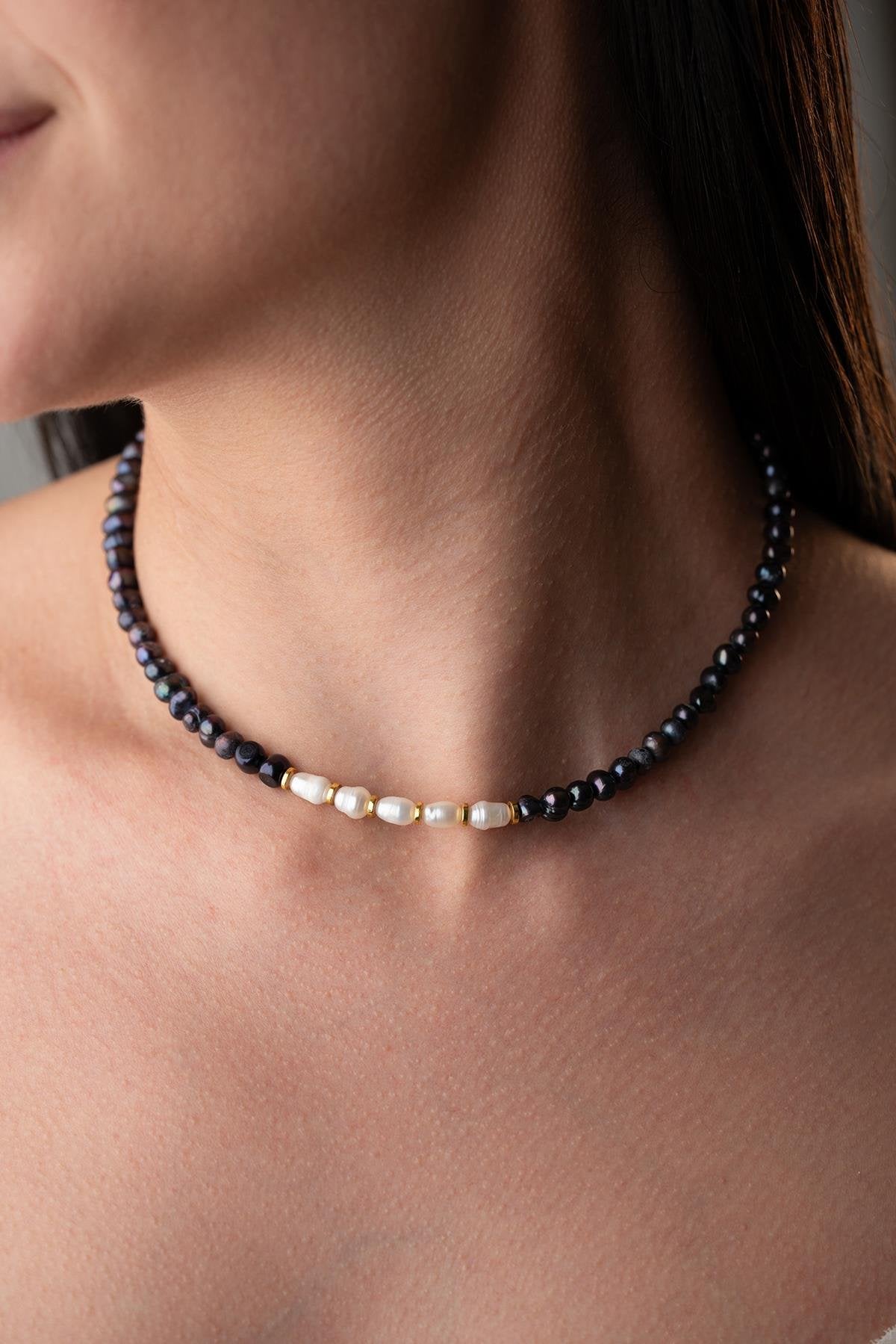 Natural Hematite Stone Necklace