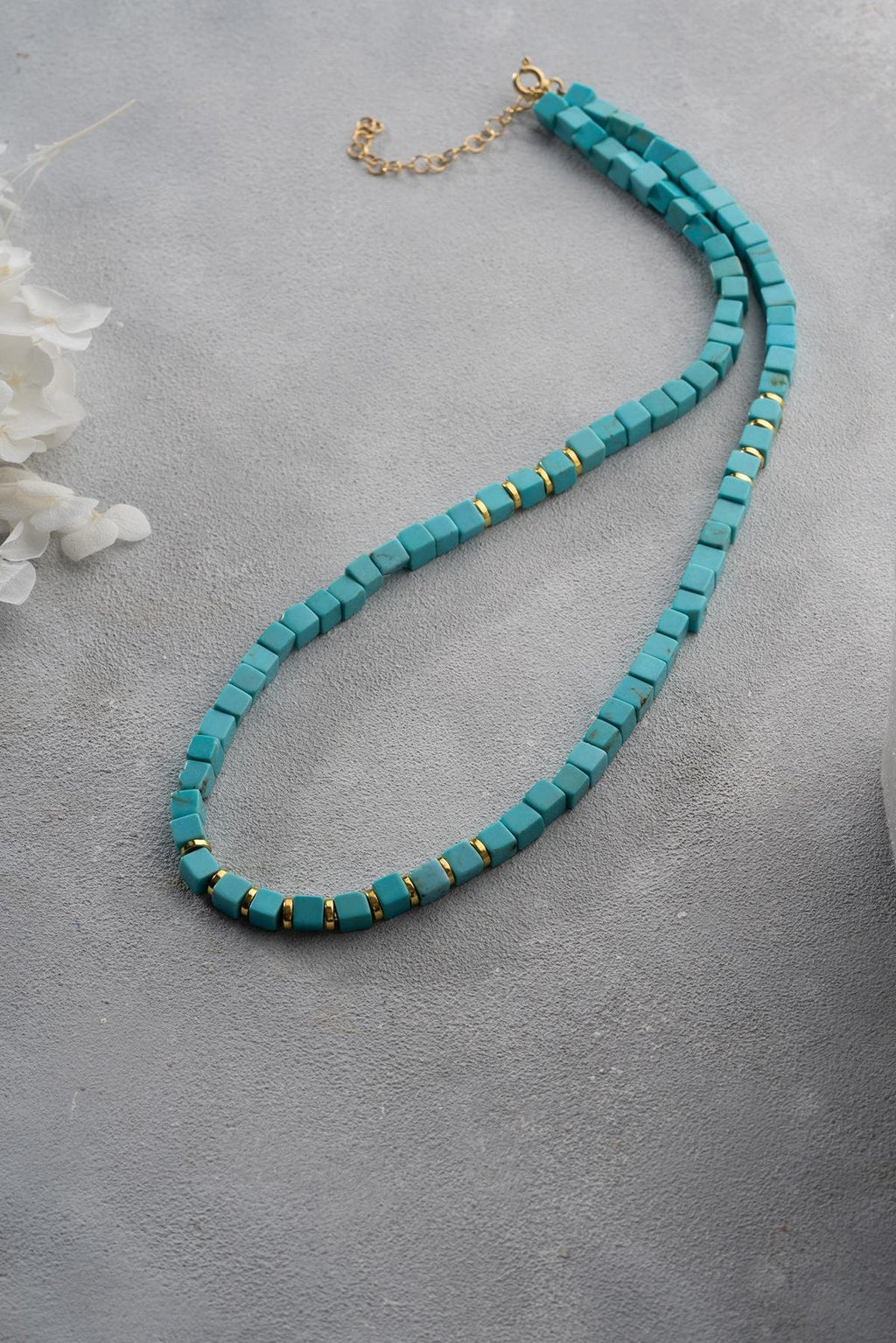 Natural Turquoise Stone Necklace