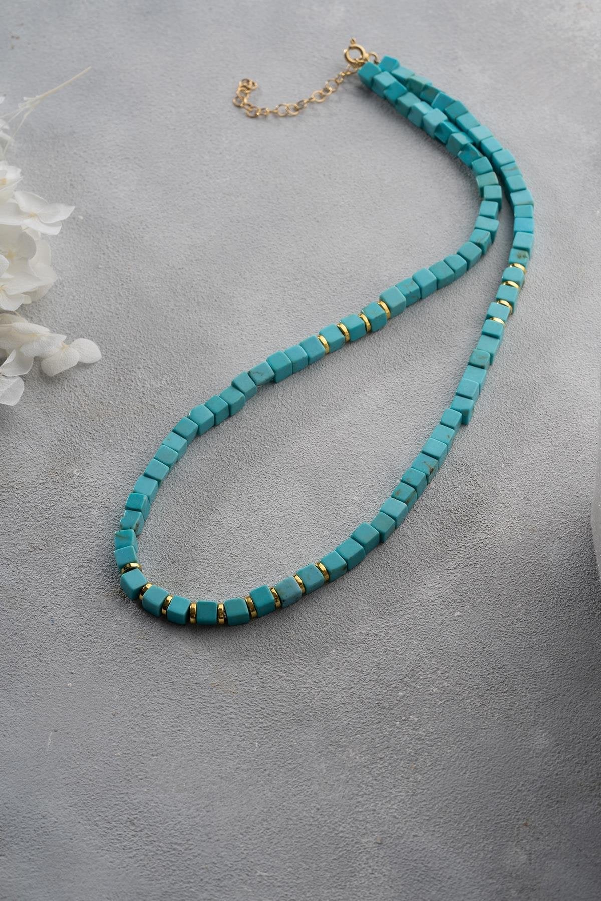Natural Turquoise Stone Necklace