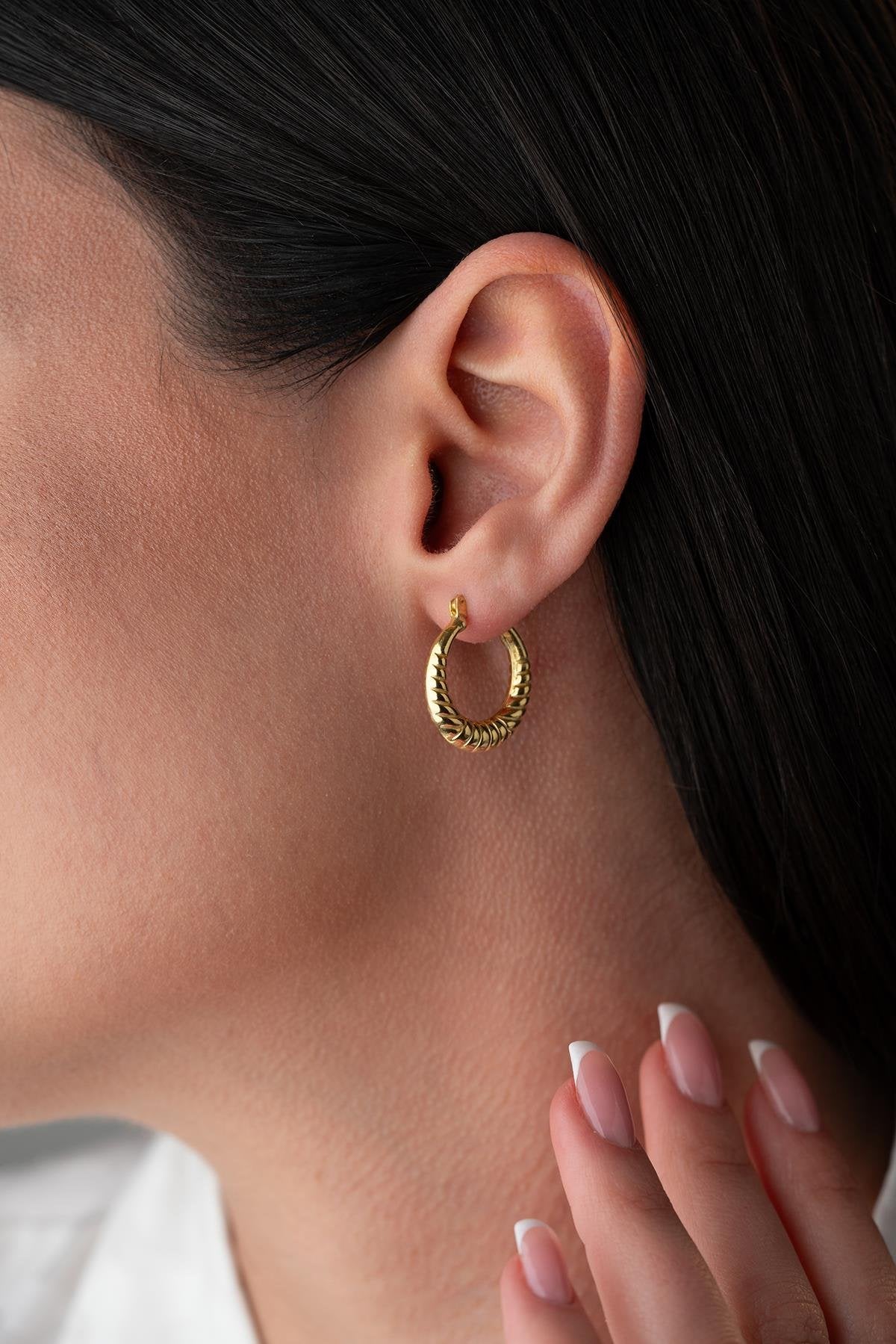 Golden O Earrings