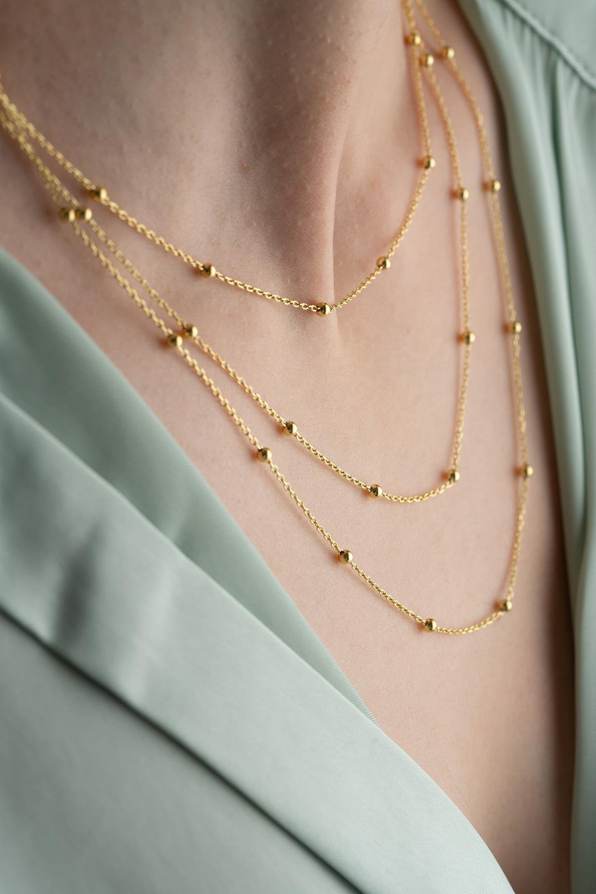 Golden Orbit Necklace