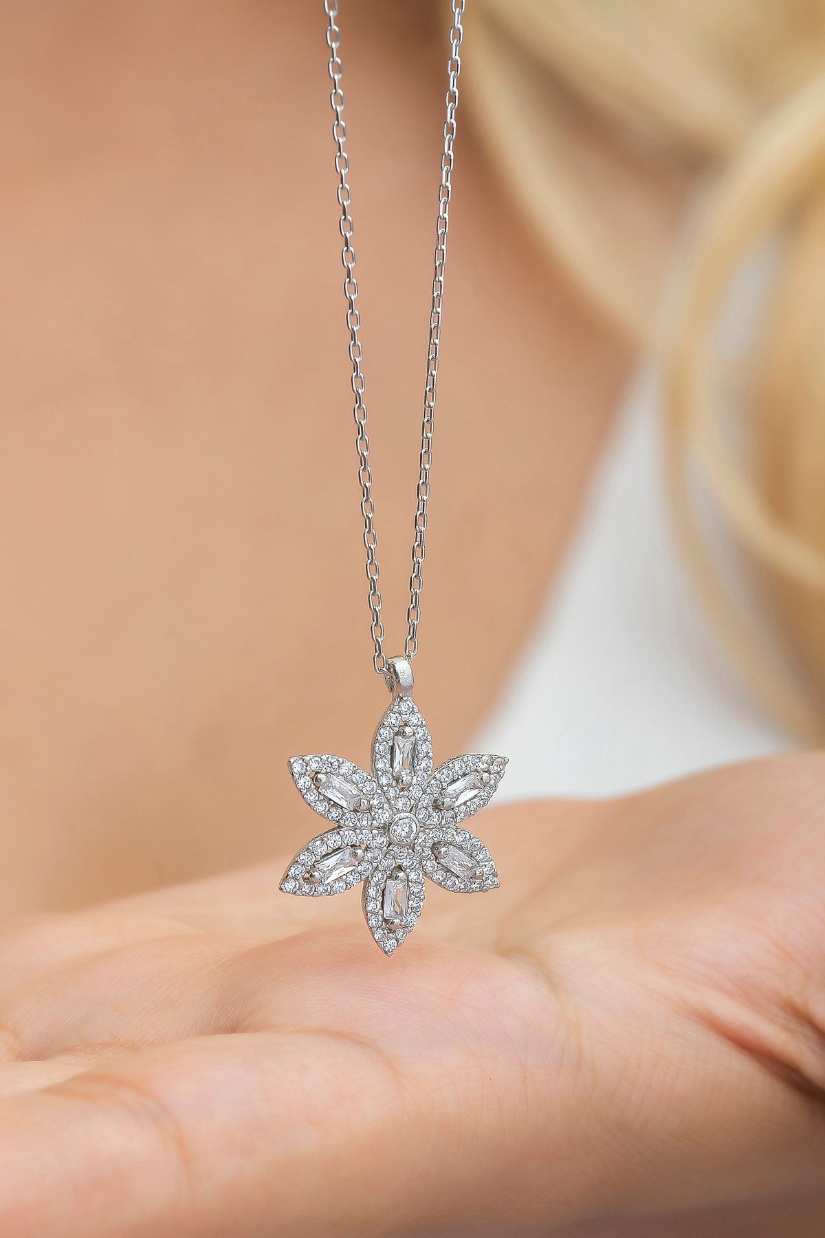 Blade Rhodium Necklace