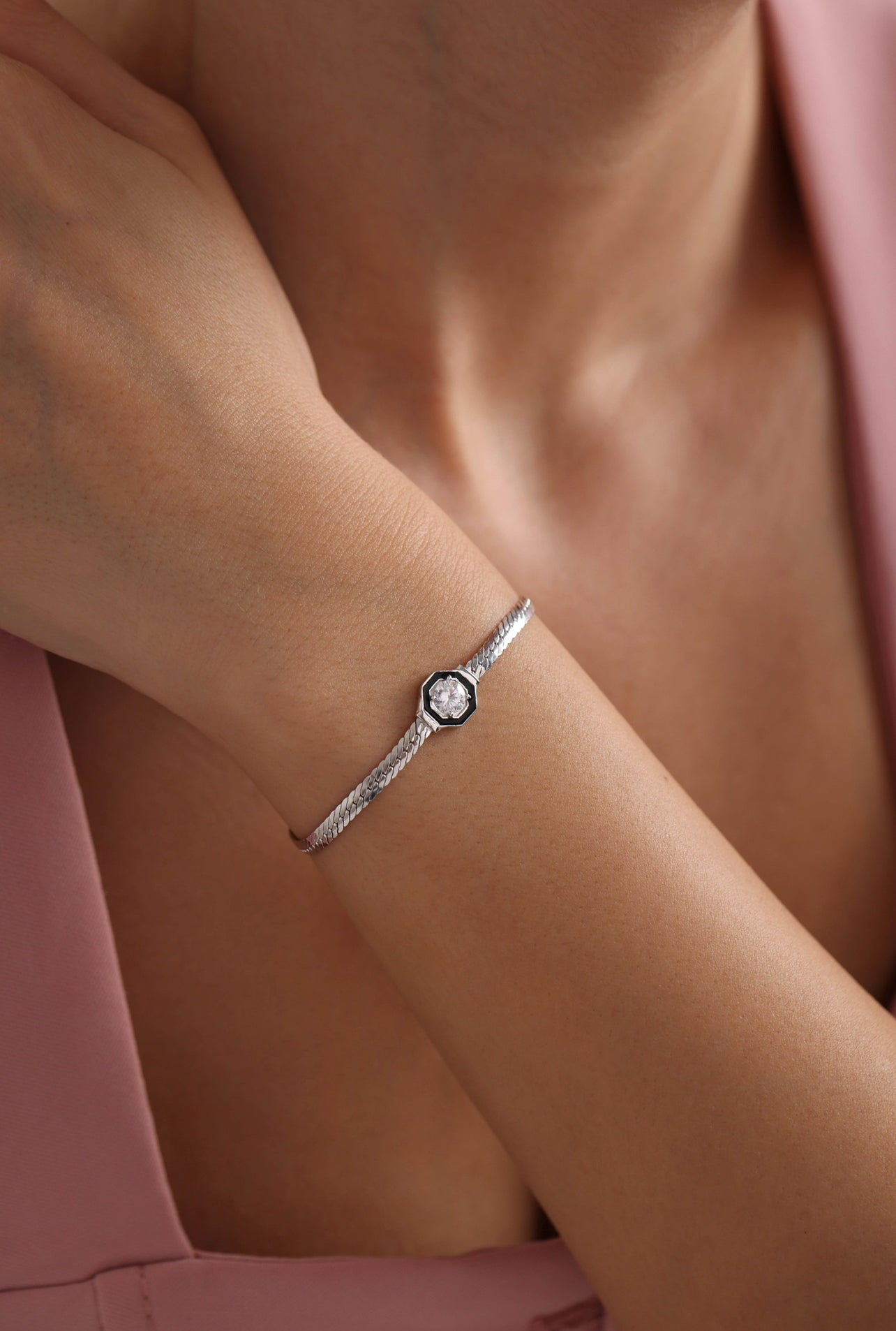 Regal Solace Rhodium Bracelet