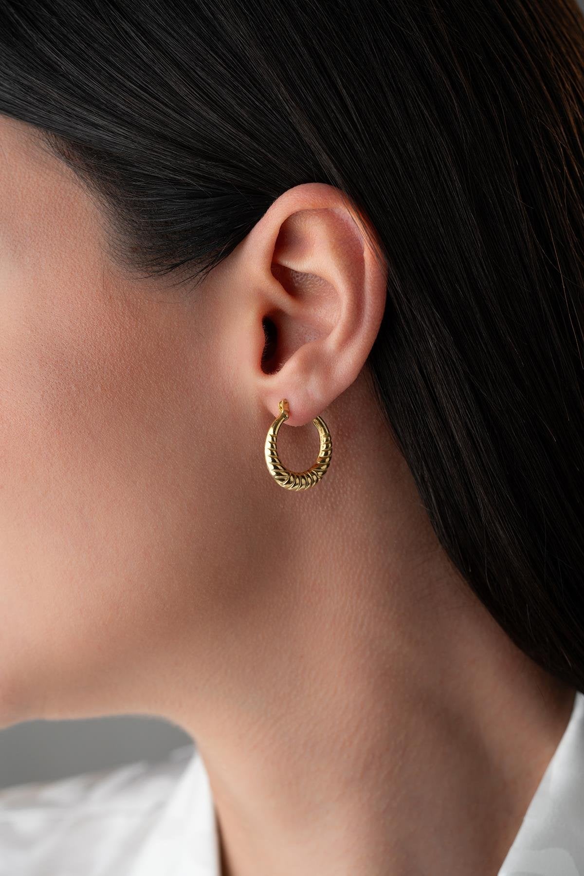 Golden O Earrings