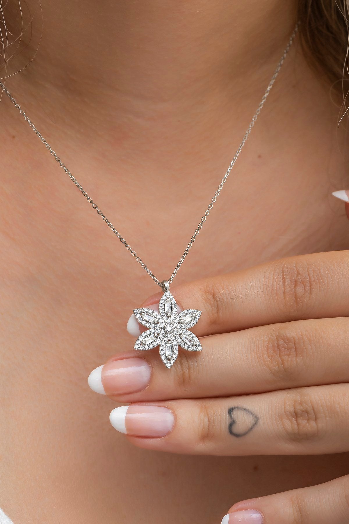 Blade Rhodium Necklace