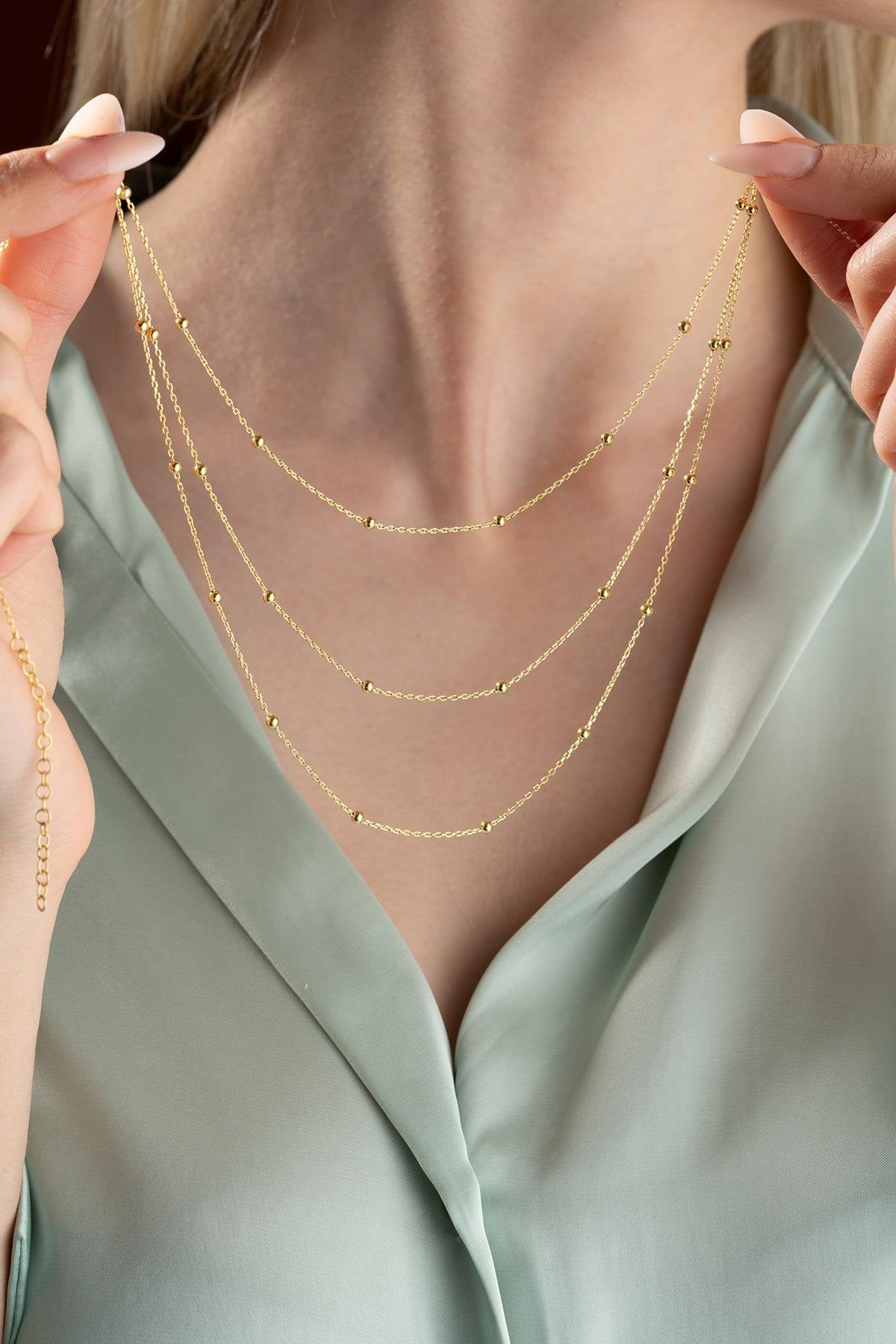 Golden Orbit Necklace