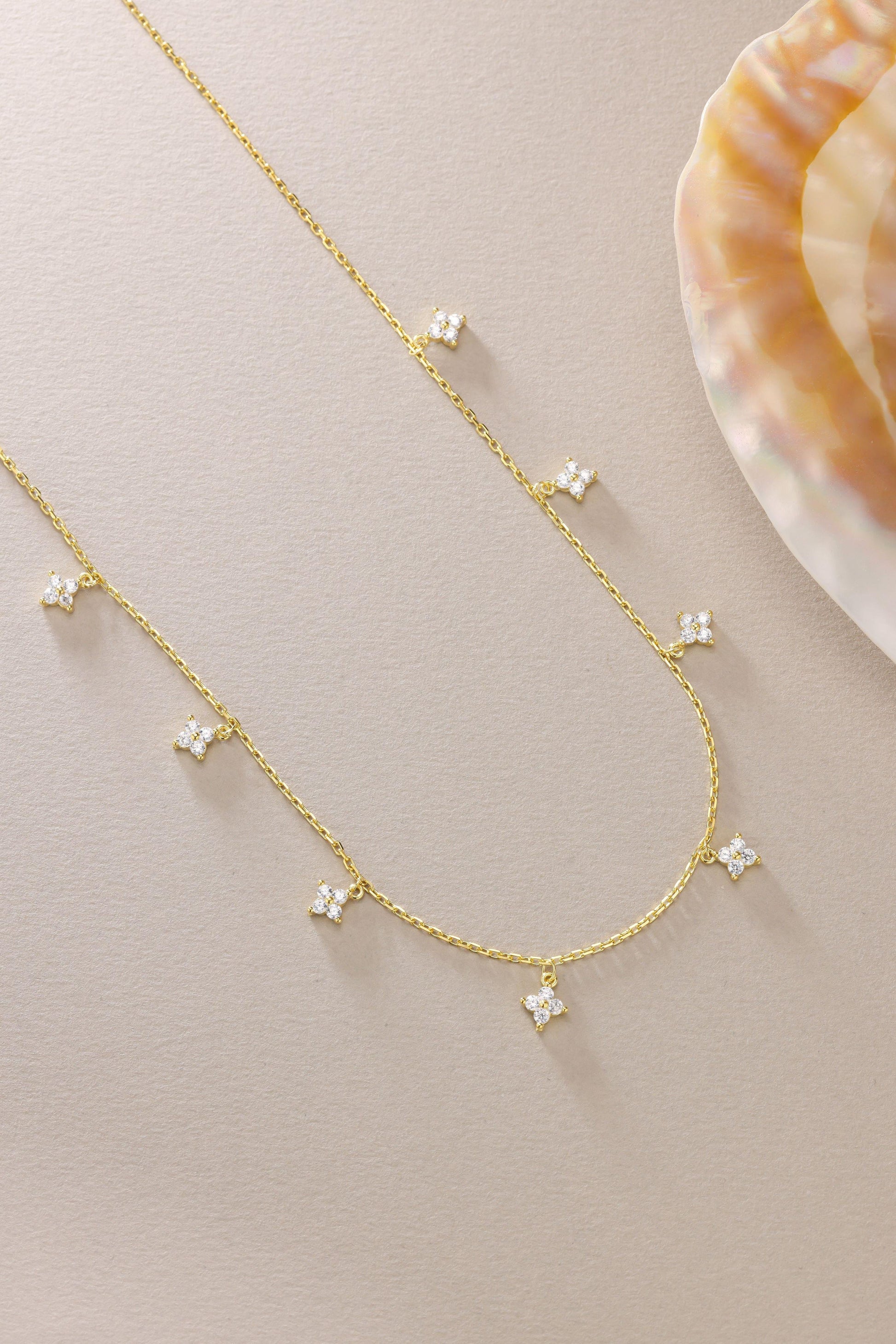 Otto Clover Gold Necklace
