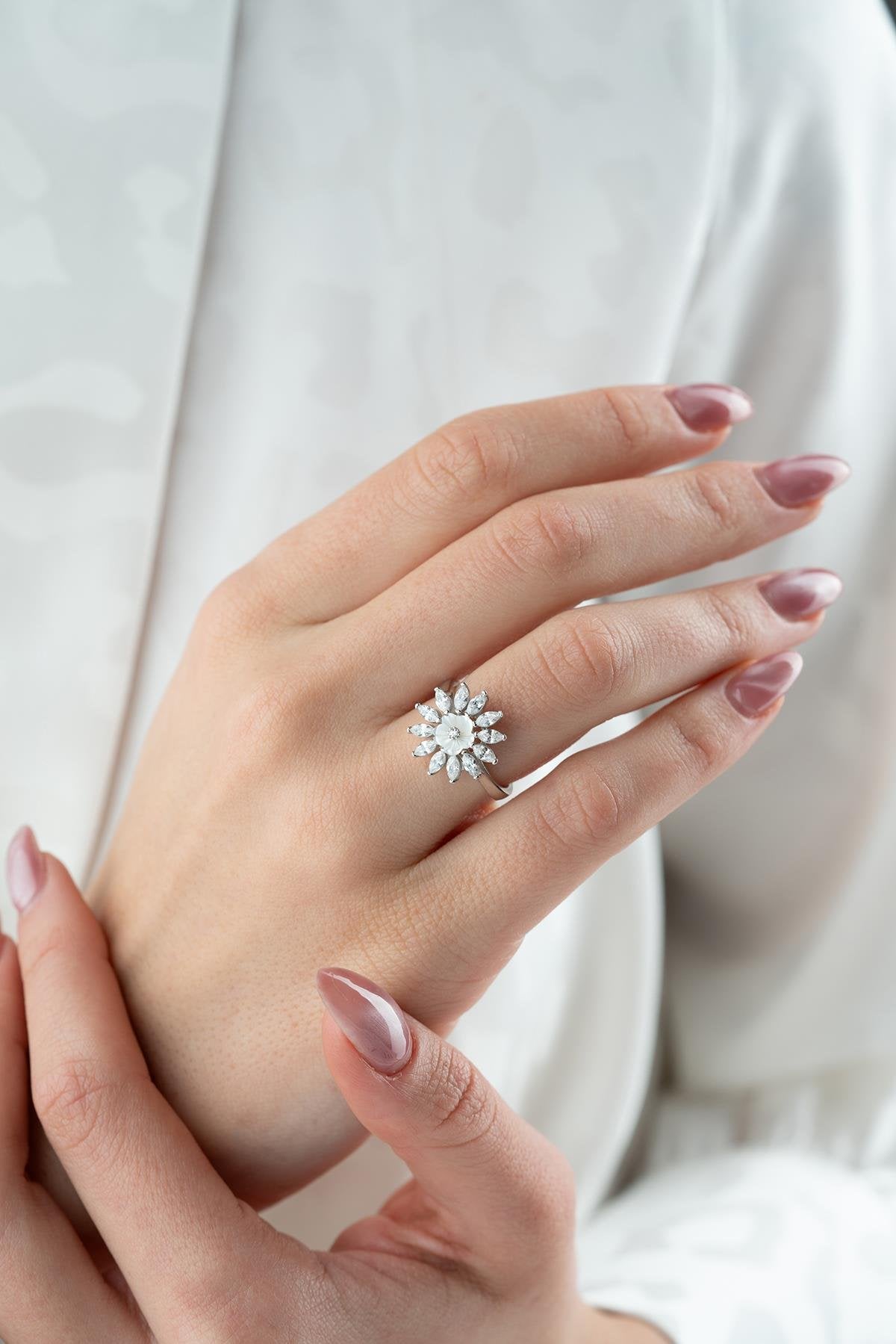 Liora Rhodium plated Ring