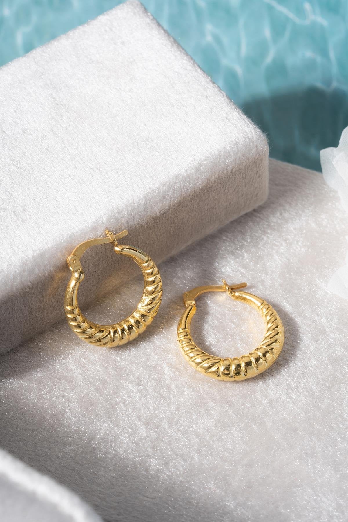 Golden O Earrings