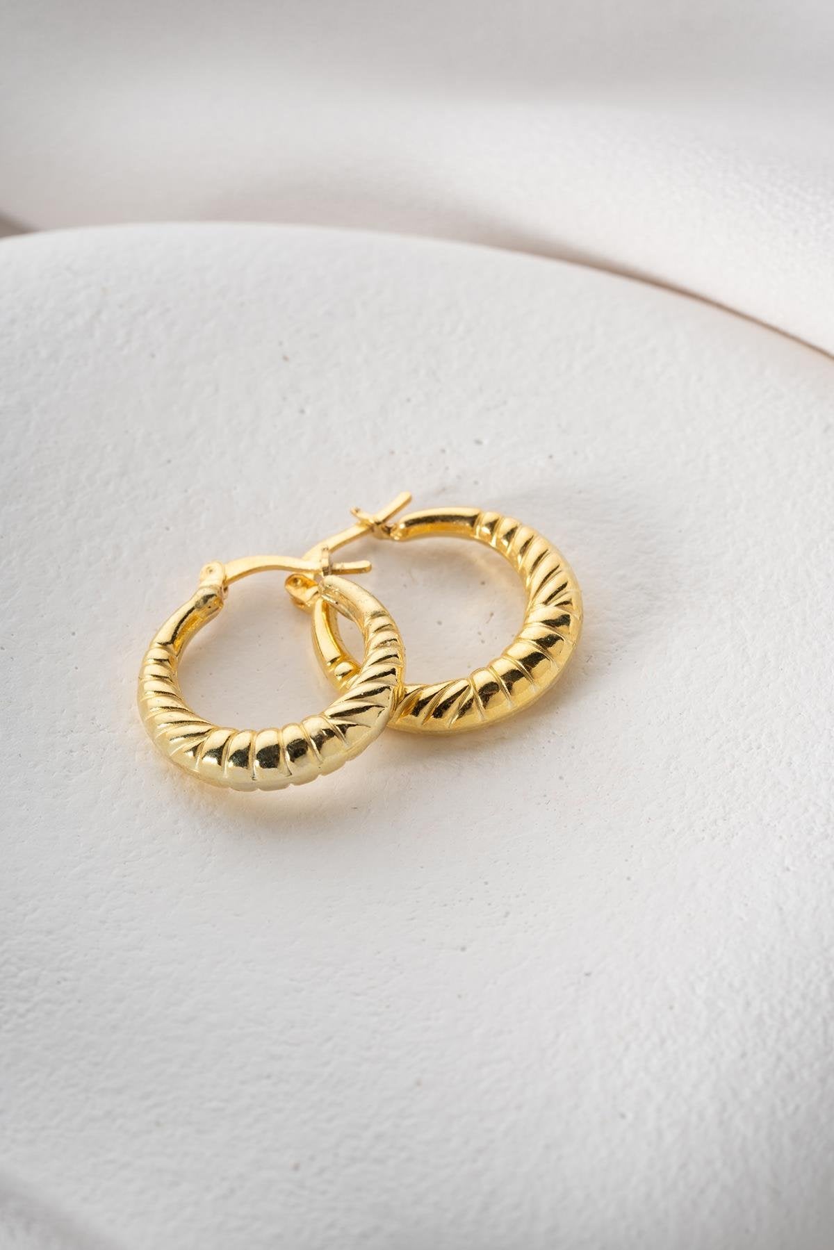 Golden O Earrings