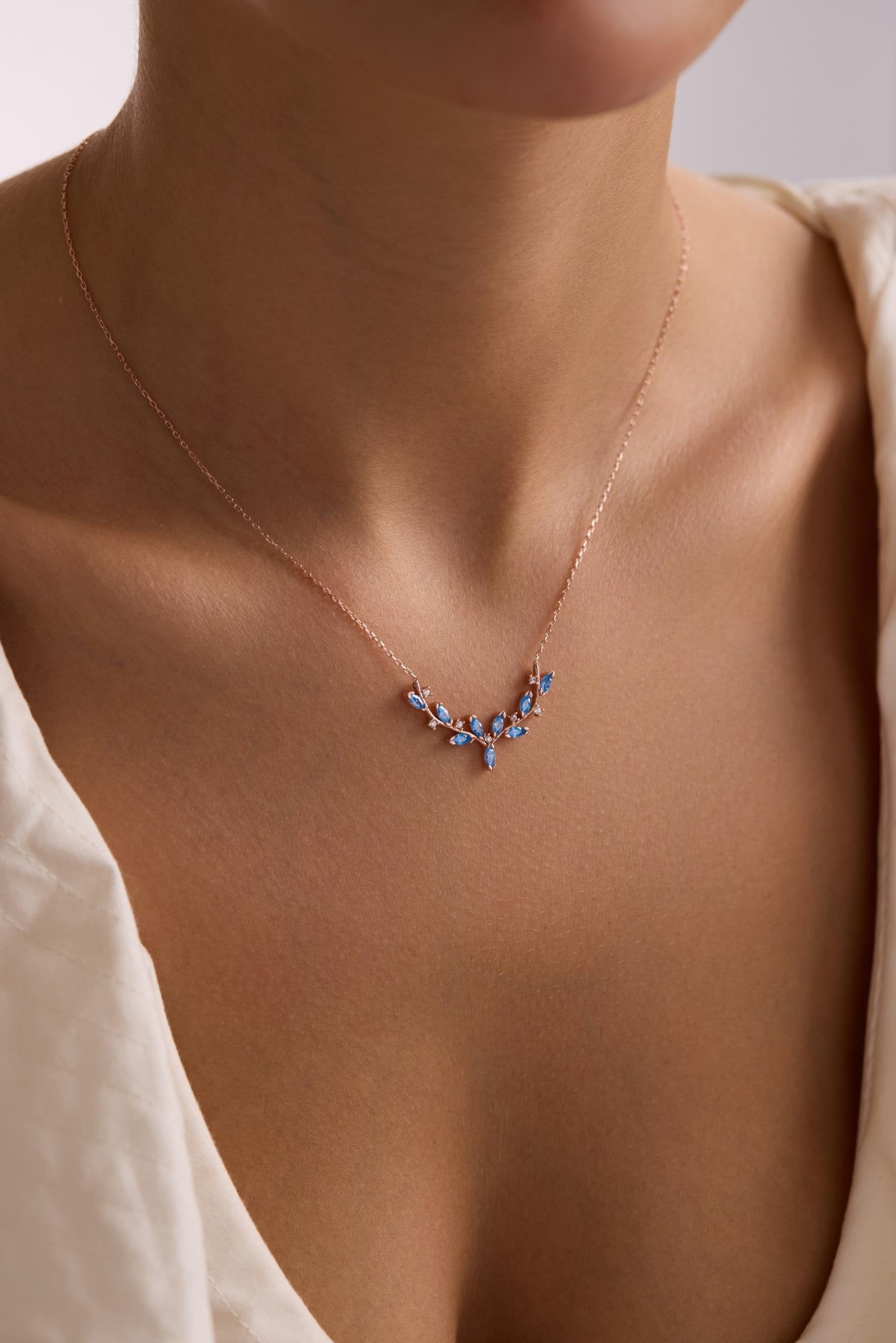 Seraphina Cielo Branch Necklace