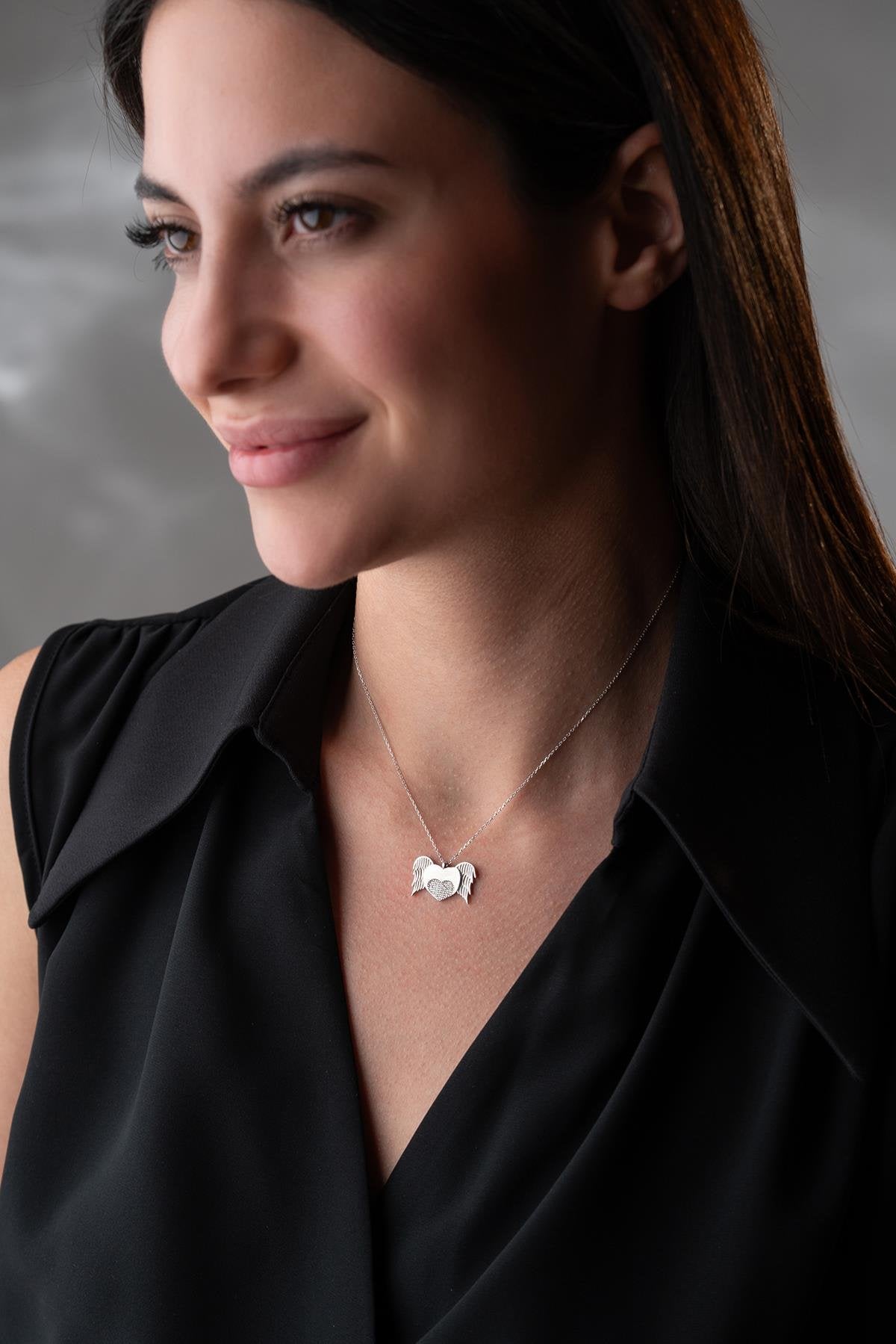 Winged Heart Necklace