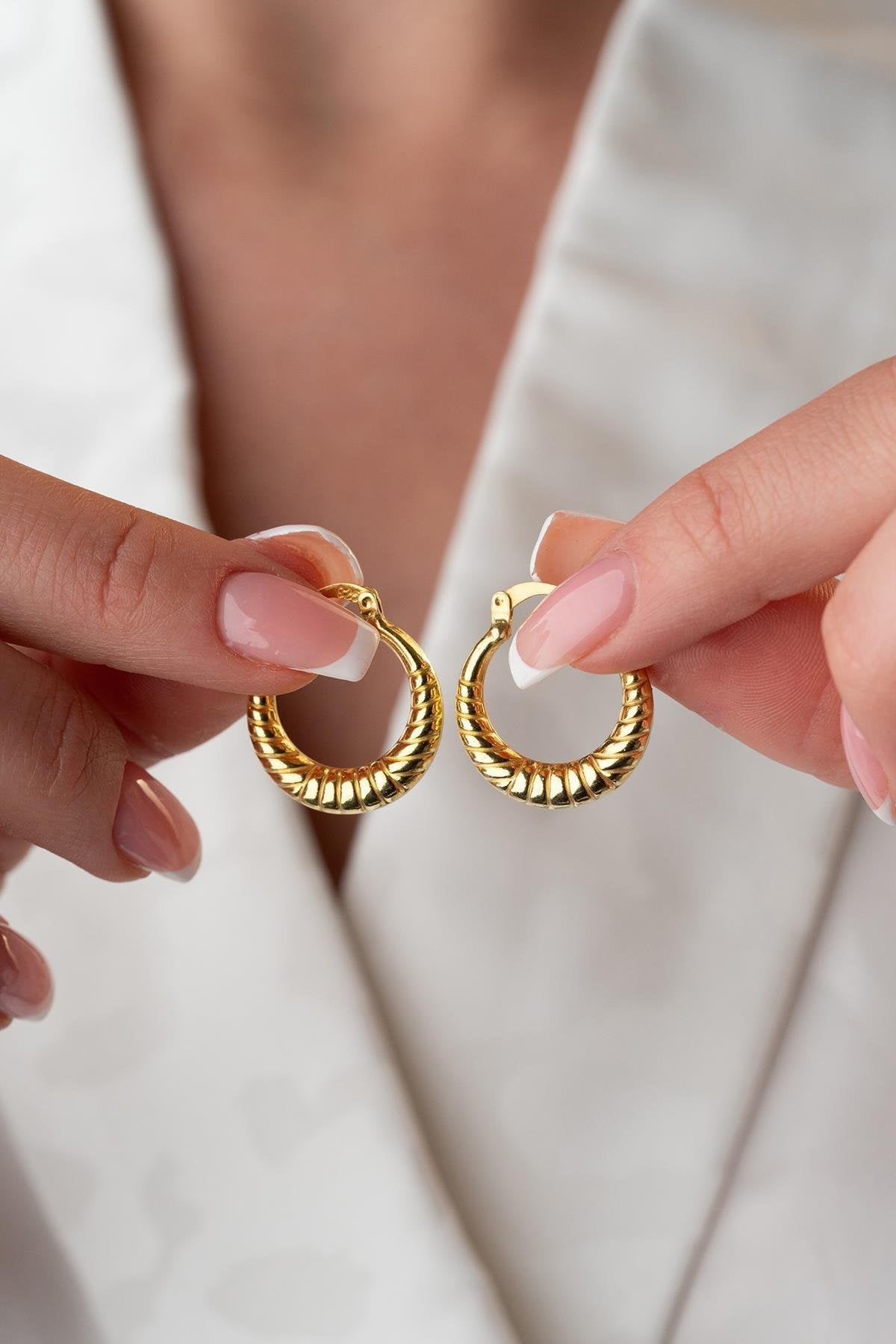Golden O Earrings