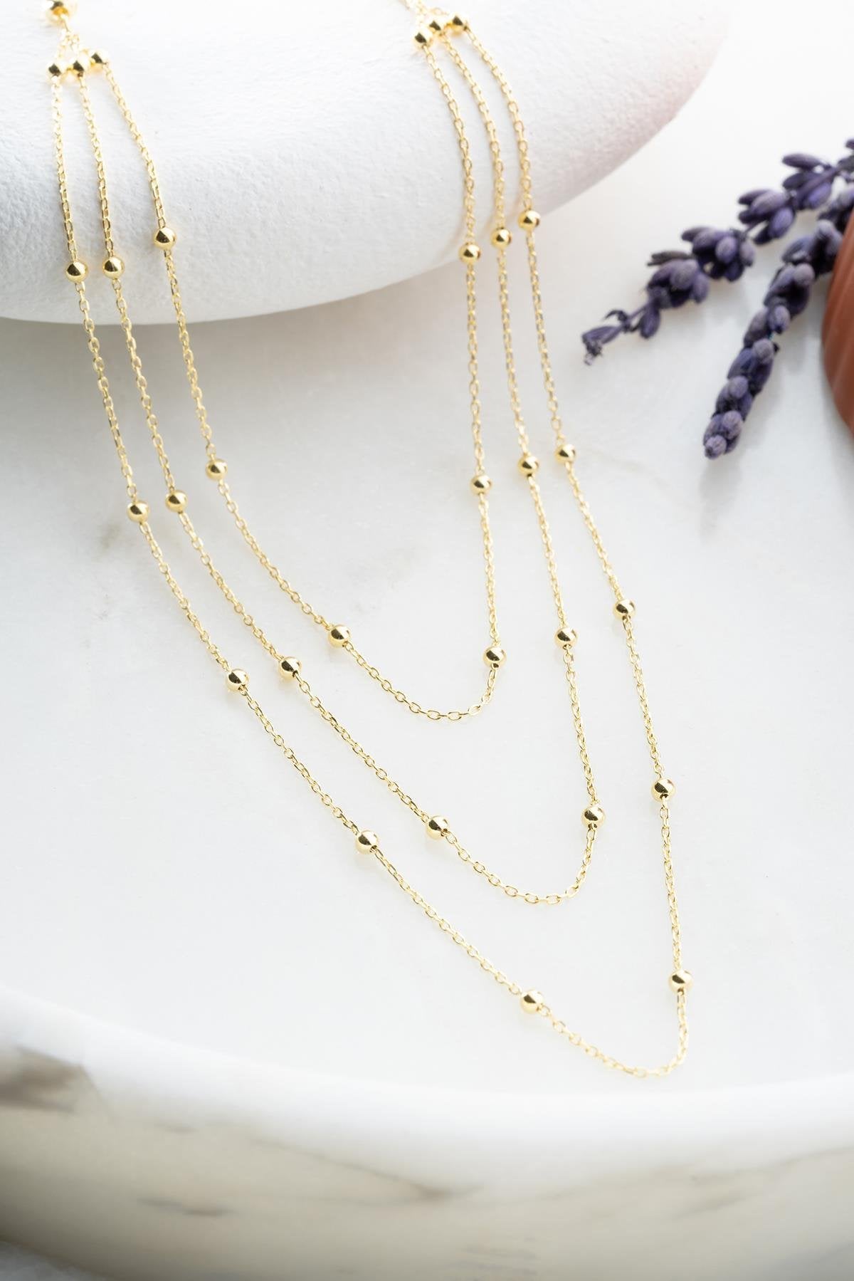 Golden Orbit Necklace