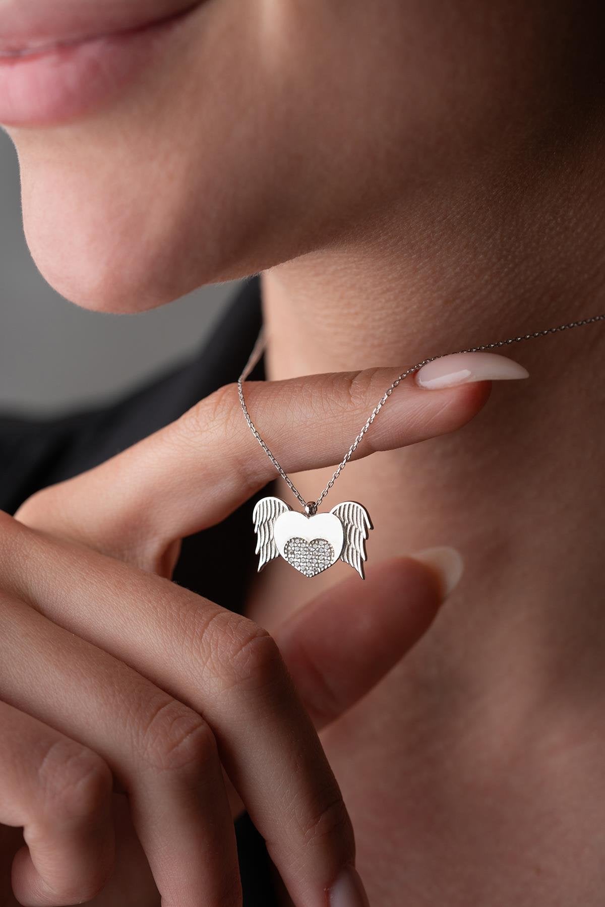 Winged Heart Necklace