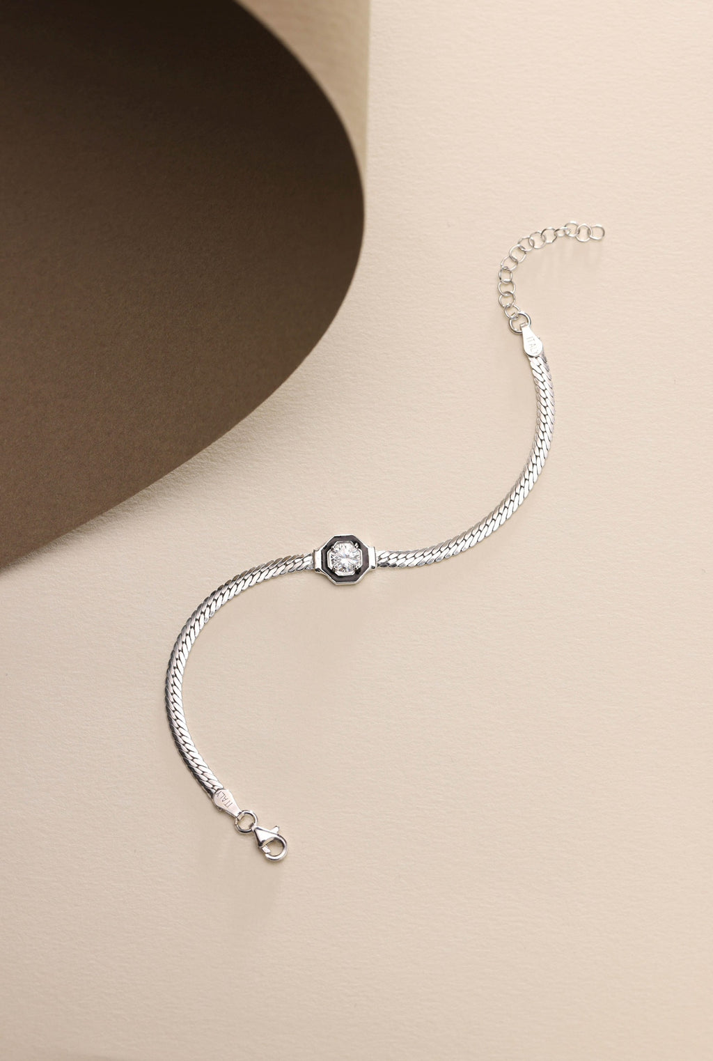 Regal Solace Rhodium Bracelet
