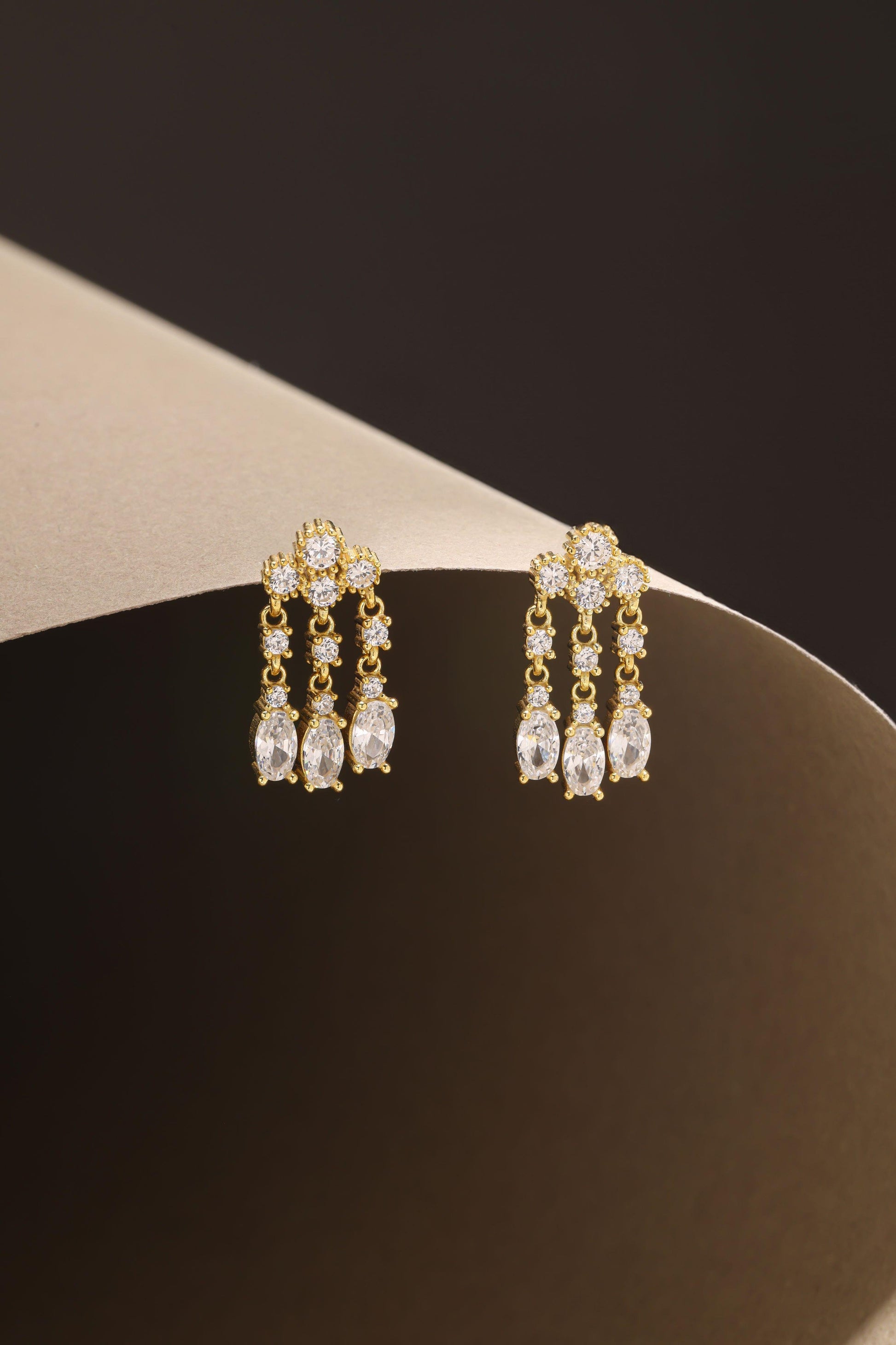 Golden Jovaria Earrings
