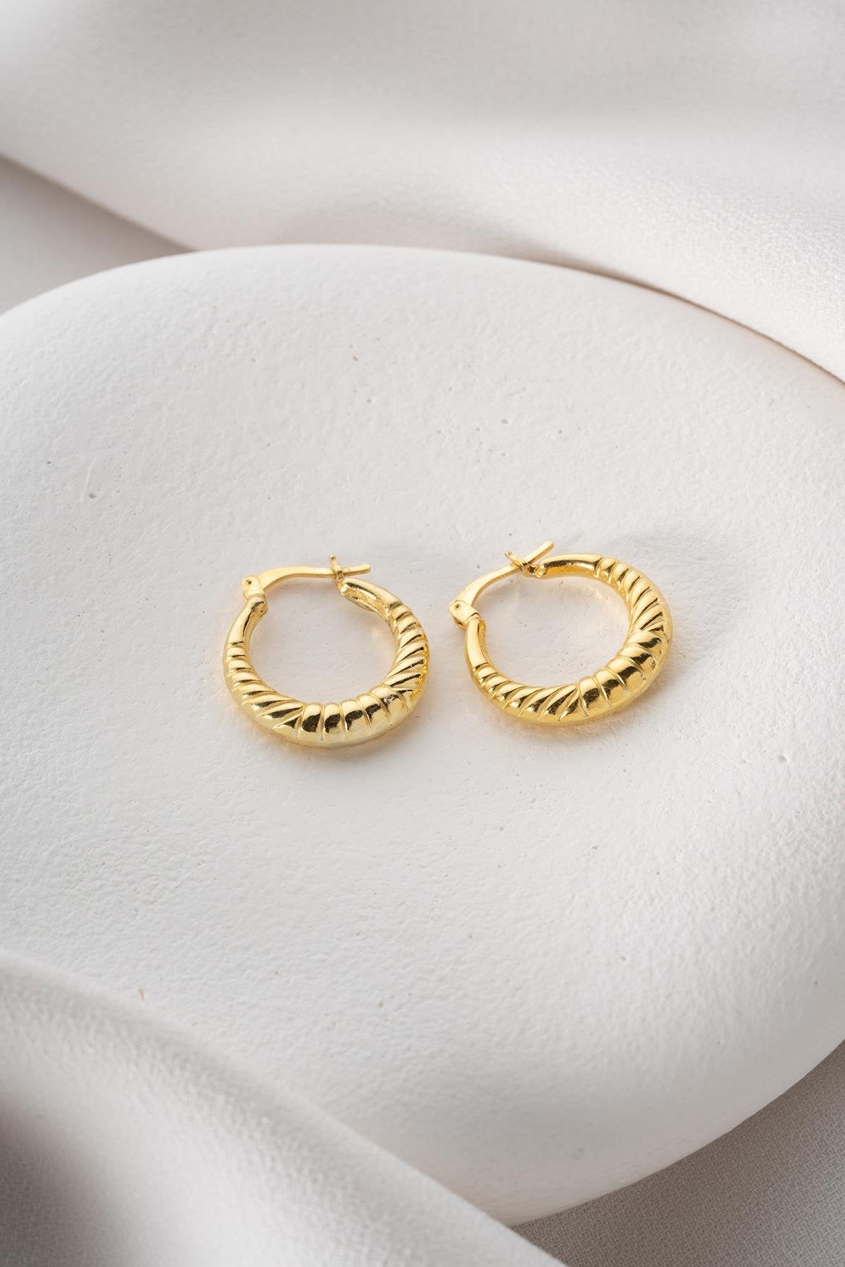 Golden O Earrings