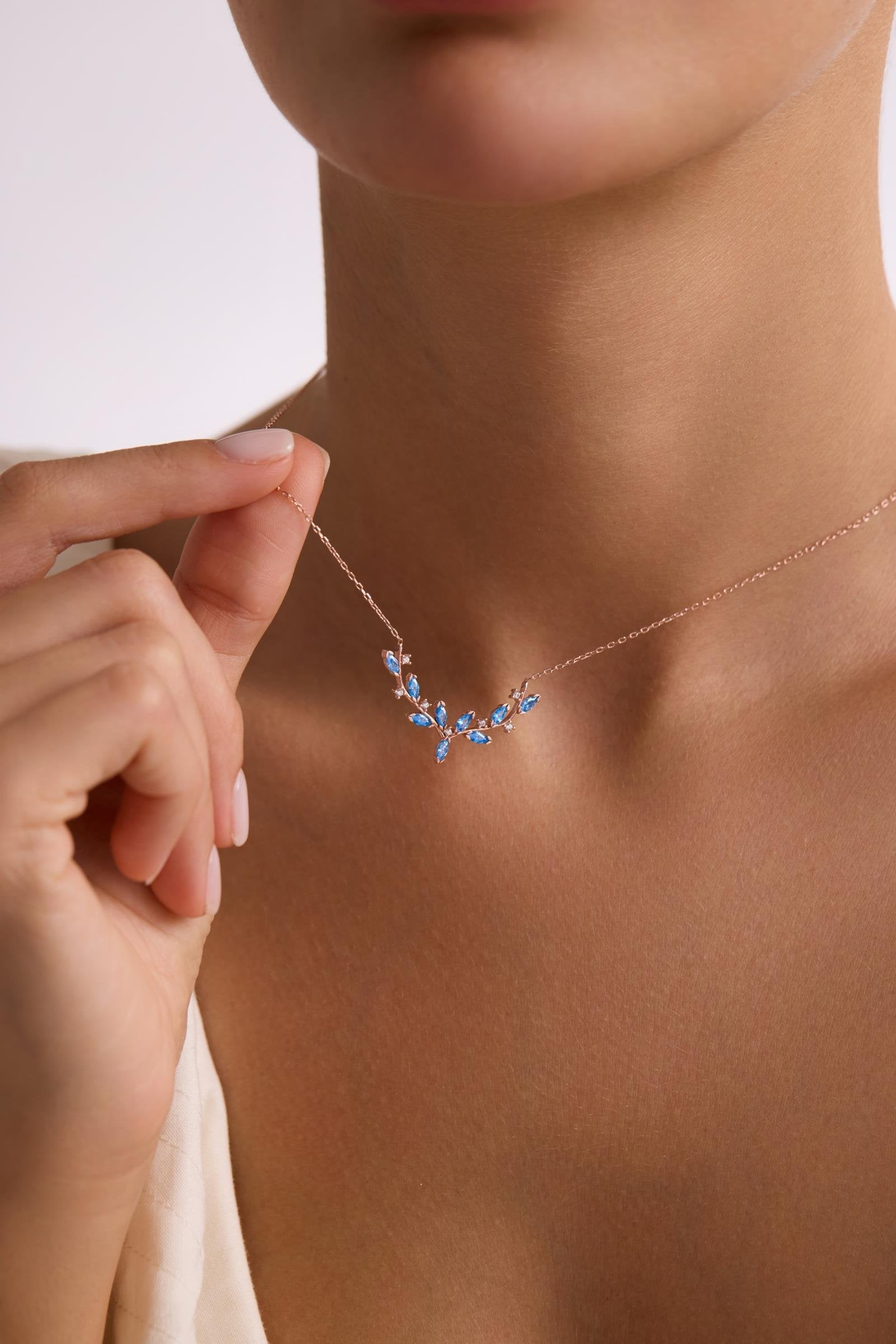 Seraphina Cielo Branch Necklace