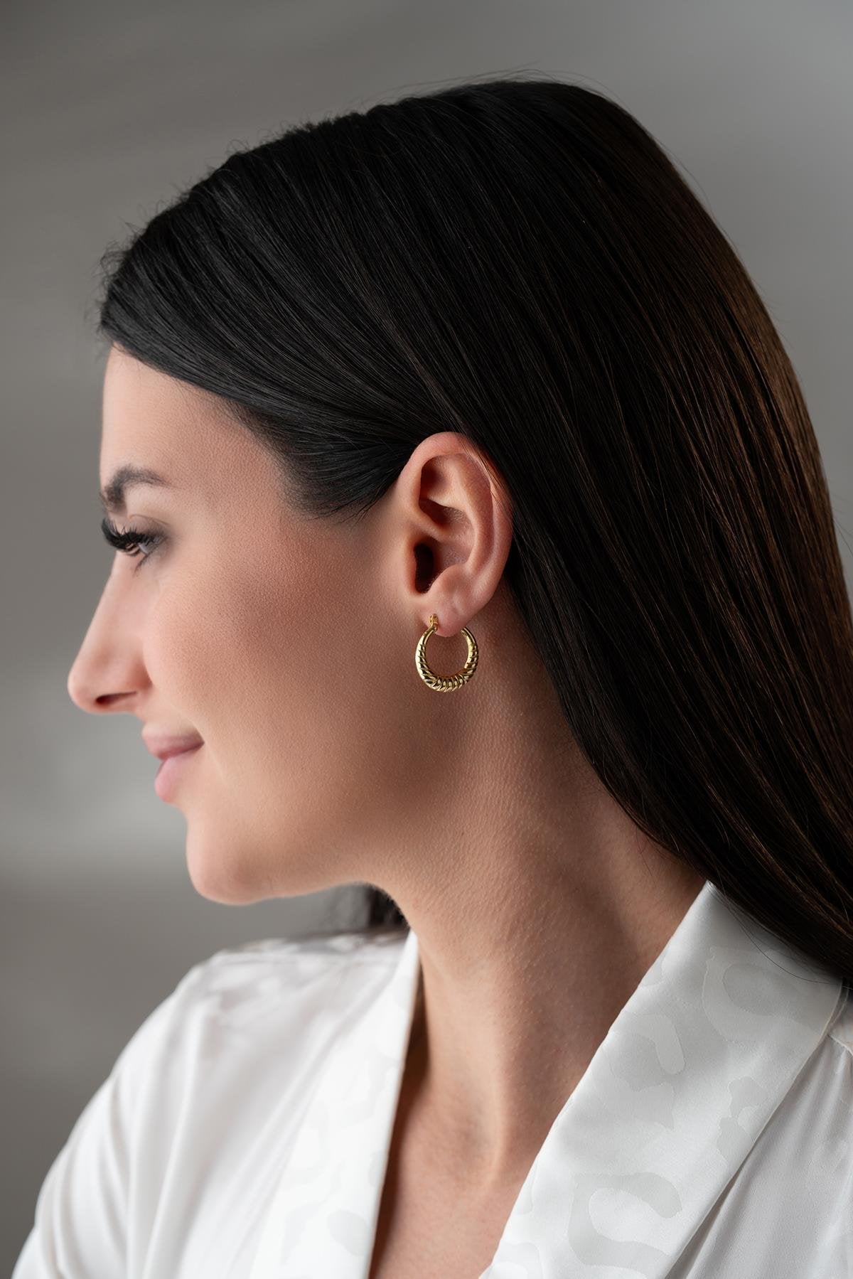 Golden O Earrings