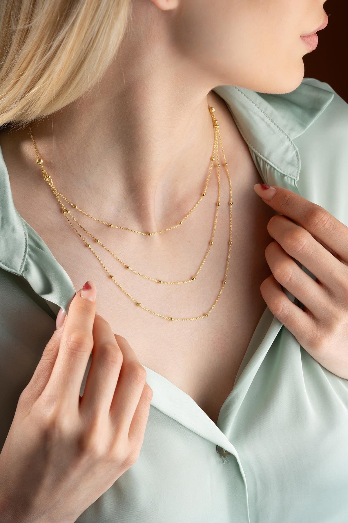 Golden Orbit Necklace