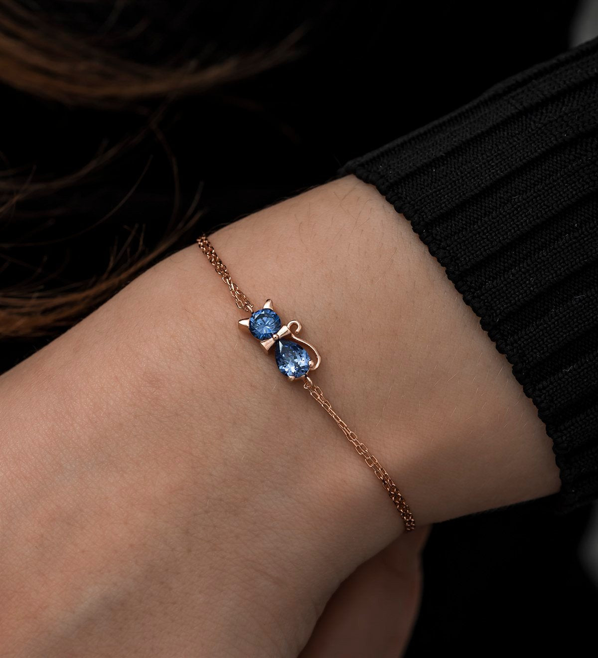 Cat Woman Tanzanite Zircon Bracelet