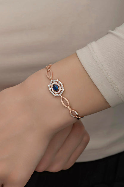 Glorify Blue Zircon Bracelet